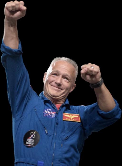 Douglas Gerald Hurley is an American engineer, former Marine Corps pilot and former NASA astronaut. He launched into space for the third time as commander of Crew Dragon Demo-2.